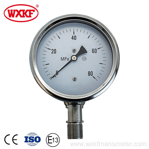 capsule measuring range 100mm pressure gauge